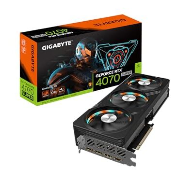 GIGABYTE GeForce RTX 4070 Super Gaming OC 12G Graphics Card Black