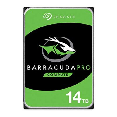 Seagate BarraCuda Pro Performance Internal Hard Drive 14TB Green-Black