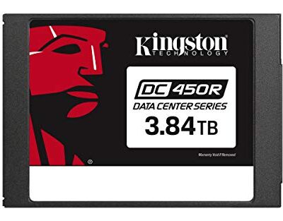 Kingston DC450R 3.84 TB Solid State Drive - 2.5" Internal - SATA - Read Intensive