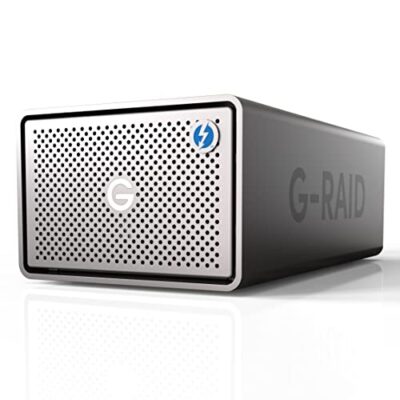 Western Digital SanDisk Professional 12TB G-RAID 2 Enterprise-Class Desktop Drive Gray / Silver