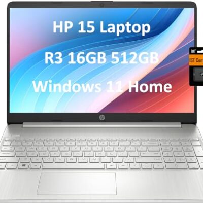 HP 15 Laptop (2024) for Business and Students Silver