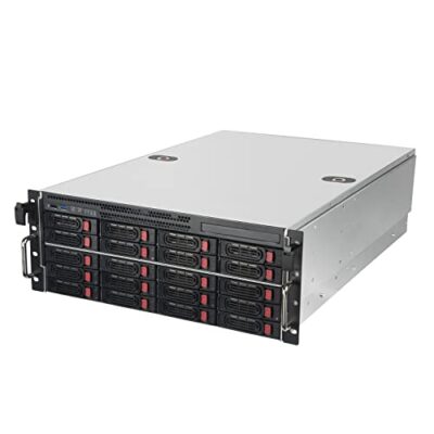 SilverStone Technology RM43-320-RS 4U 20-Bay Storage Server Chassis Green