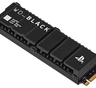 WD_BLACK PS5 Storage Expansion 4TB NVMe M.2 SSD 7300MB/s Black