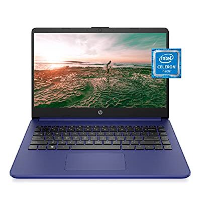 HP 14 Laptop Intel Celeron N4020 4GB RAM 64GB Storage Windows 11 Home Indigo Blue