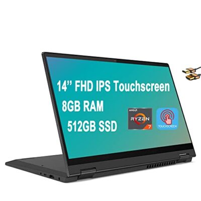 Lenovo Flex 5 2-in-1 Laptop 14" FHD IPS Touchscreen AMD 8-Core Ryzen 7 4700U Graphite Grey