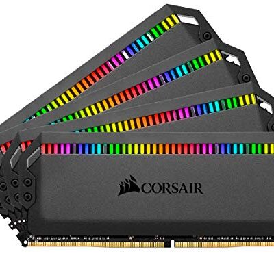 Corsair Dominator Platinum RGB 128GB DDR4 3600MHz Desktop Memory Black