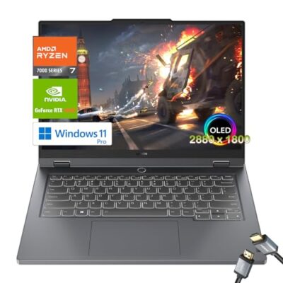 Lenovo Legion Slim 5 Gaming Laptop 14.5" OLED Ryzen 7 7840HS RTX 4060 8GB