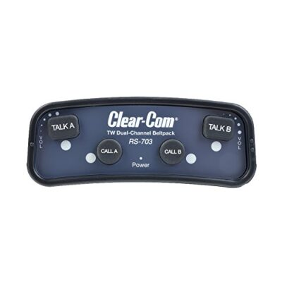 Clear-Com RS-703 2 Channel Intercom Wired Beltpack Green