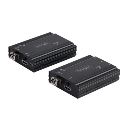 StarTech.com 4K HDMI KVM Extender Over Fiber - Remote KVM Switch/Console Extender - 984ft/300m - MultiMode - KVM Extension Kit
