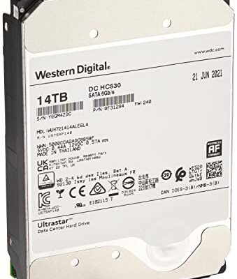 Western Digital Ultrastar DC HC530 14TB SATA HDD Gold