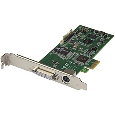StarTech.com PCIe Video Capture Card - 1080P at 60 FPS - HDMI / VGA / DVI / Component - PC Capture Card - Internal Capture Card Green