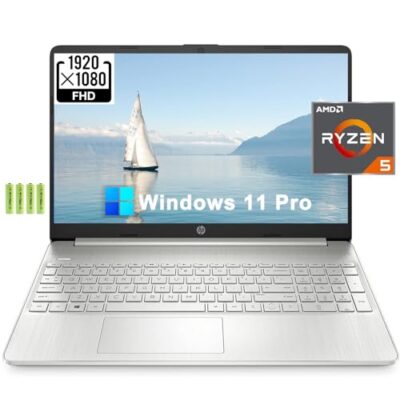 HP 15 Business Laptop Computer Silver