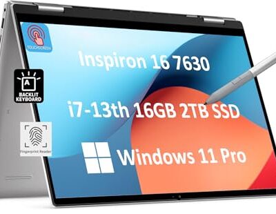 Dell Inspiron 16 7000 7630 2-in-1 Business Laptop Silver