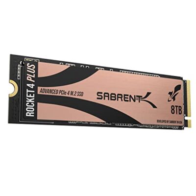 SABRENT 8TB Rocket 4 Plus NVMe 4.0 Gen4 PCIe M.2 Internal SSD Extreme Performance Solid State Drive SSD ONLY