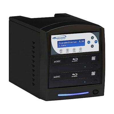Vinpower Digital SharkBluCP 2 Target Blu-ray BDXL DVD CD Duplicator with USB 3.0 + 2 TB Hard Drive
