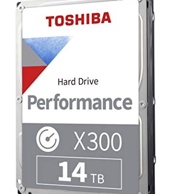 Toshiba X300 14TB Performance & Gaming Internal Hard Drive Silver