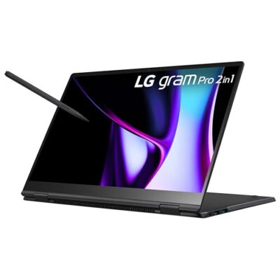 LG Gram Pro 16-inch OLED 2in1 Thin and Lightweight Laptop Black