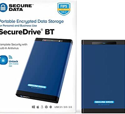 SECUREDATA 500GB SecureDrive BT FIPS 140-2 Solid State Drive