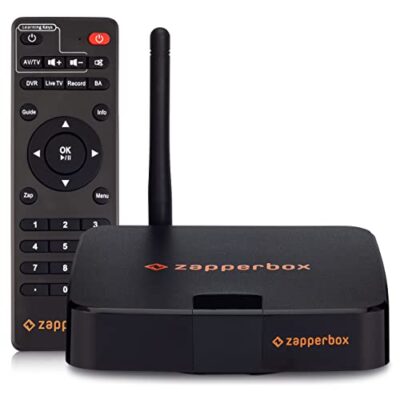 ZapperBox M1 ATSC 3.0 OTA Tuner & DVR with 4K, HDR, Channel Guide Dual Tuner