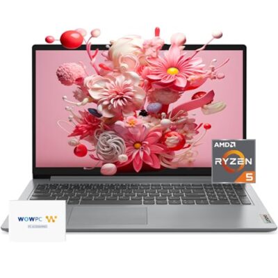 Lenovo IdeaPad Laptop 15.6" FHD AMD Ryzen 5 5500U Cloud Grey