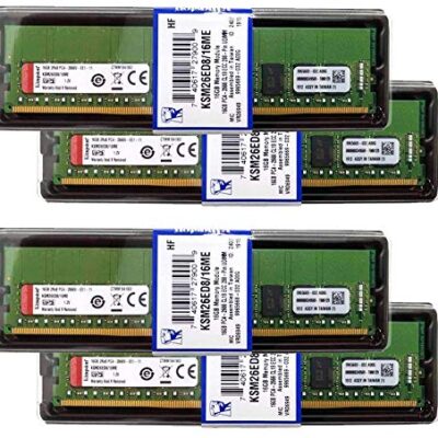 Kingston Memory Bundle 64GB DDR4 PC4-21300 2666MHz 4 x 16GB DIMMs Dell PowerEdge T340 R240 R340 Servers