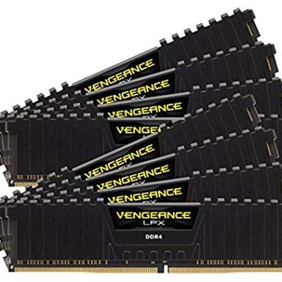 Corsair Vengeance LPX 128GB DDR4 DRAM 3000MHz C16 Memory Kit Black