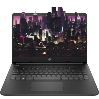 HP Premium 14-inch HD Thin and Light Laptop Black