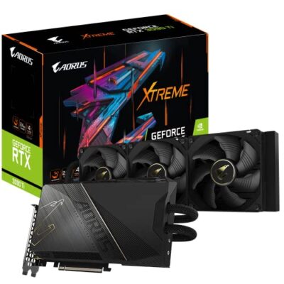 GIGABYTE AORUS GeForce RTX 3090Ti Xtreme WATERFORCE 24G Graphics Card BLACK