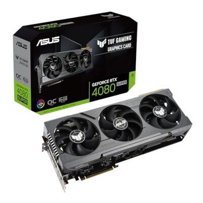 ASUS TUF Gaming NVIDIA GeForce RTX™ 4080 Super OC Edition Graphics Card Black