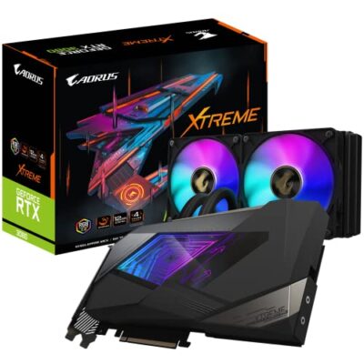 GIGABYTE AORUS GeForce RTX 3080 Xtreme WATERFORCE 12G Graphics Card
