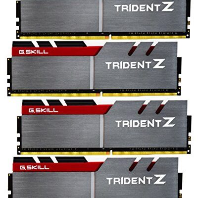 G.Skill TridentZ Series DDR4 PC4-25600 3200MHz 128GB (8 x 16GB) Desktop Memory Black/Yellow