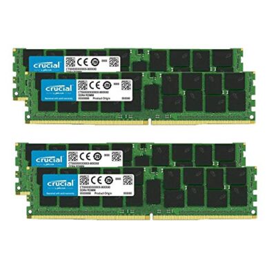Crucial Memory Bundle with 256GB DDR4 PC4-25600 3200MHz Registered Server Memory