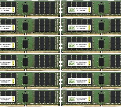 NEMIX RAM 384GB DDR4-2933 PC4-23400 2Rx4 ECC Server Memory Gold