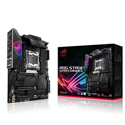 ASUS ROG Strix X299-E Gaming II ATX Motherboard Intel X299, Wi-Fi 6, 2.5 GBS LAN, 256GB, USB 3.2 Gen 2, SATA, M.2, OLED, RGB