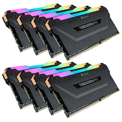 Corsair Vengeance RGB PRO 256GB DDR4 3000 Desktop Memory Black