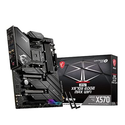 MSI MPG X570S Edge MAX WiFi Gaming Motherboard AM4 DDR4 PCIe 4 CFX M.2 Wi-Fi 6E