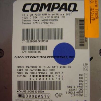 Compaq 2.1GB SCSI 50 pin Hard Drive (199677-001)