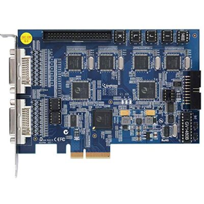 GeoVision GV-1480B 16-Channel PC DVR Video Capture Card with GV-CB220D Cube IP Camera Blue