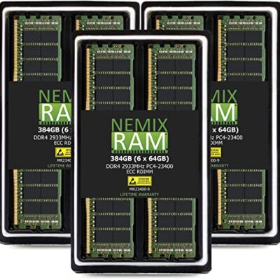 NEMIX RAM 384GB DDR4-2933 ECC RDIMM for Dell PowerEdge R640 Server