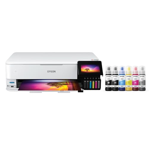 Epson EcoTank Photo ET-8550 Wireless All-in-One Printer White