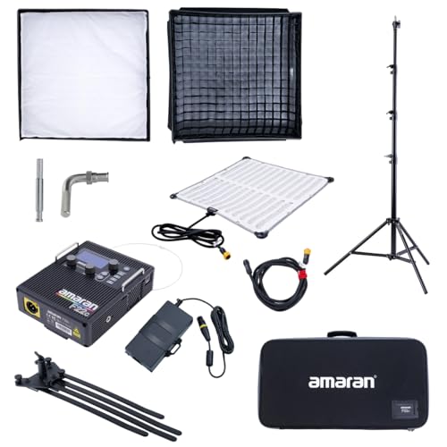 Aputure Amaran F22c 200W RGBWW Flexible LED Mat Fixture Gold-Mount with Light Stand