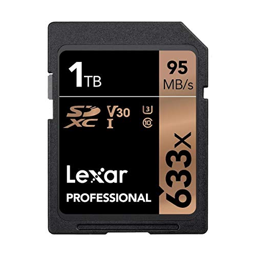 Lexar Professional 633x 1TB SDXC UHS-I Card Black