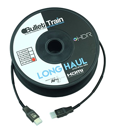 AVProconnect 18Gbps HDMI Cable 40m Bullet Train Black