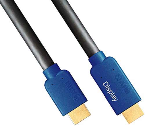 A.I.M. IM4K-12 HDMI 2.0 4K-Compatible Cable, Black