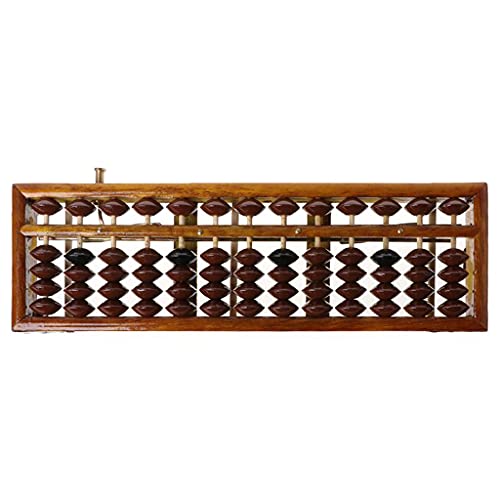EWUROI EWUROI-235 13-Rod Chinese Abacus Math Tool