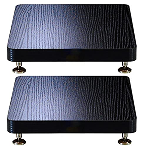 Brown Subwoofer Isolation Stand with Copper Spike Feet
