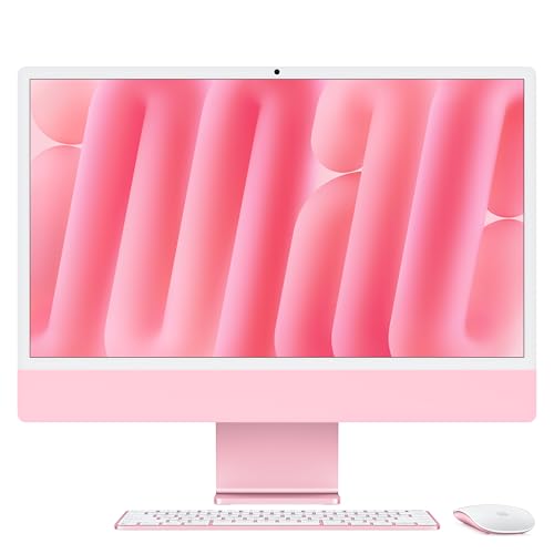 Apple 2024 iMac 24-inch M4 All-in-One, 24GB, 512GB SSD Pink